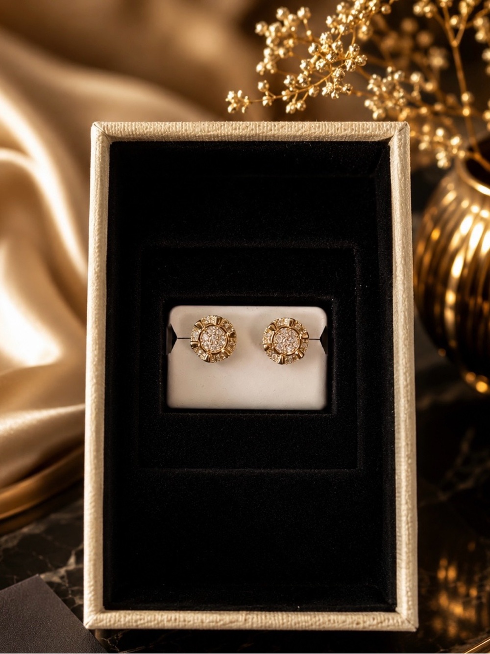 2.0 CT Moissanite Gold plated over Sterling Silver